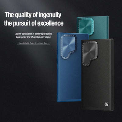 Anti-Drop Leather Case With Stand For Samsung Galaxy S24 Series