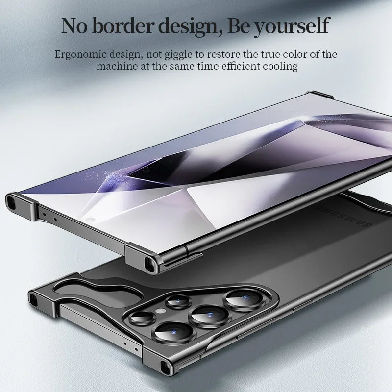 Aluminum Rimless Case For Samsung Galaxy S24 Series