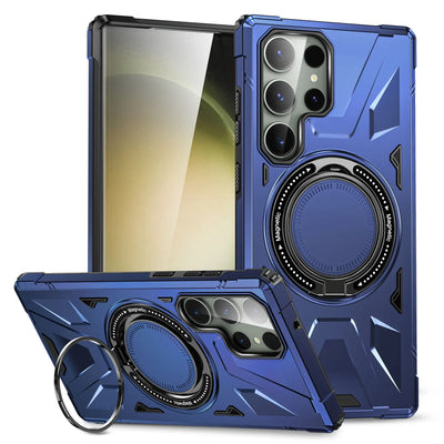 Shockproof Case with Magnetic Ring Stand for Galaxy S24 Series - S Ultra Case