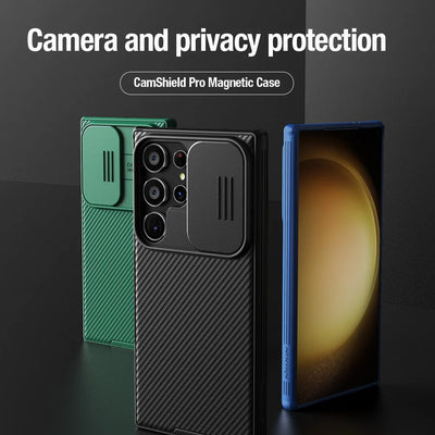 Shockproof Case with Sliding Camera Protection For Galaxy S24 Series