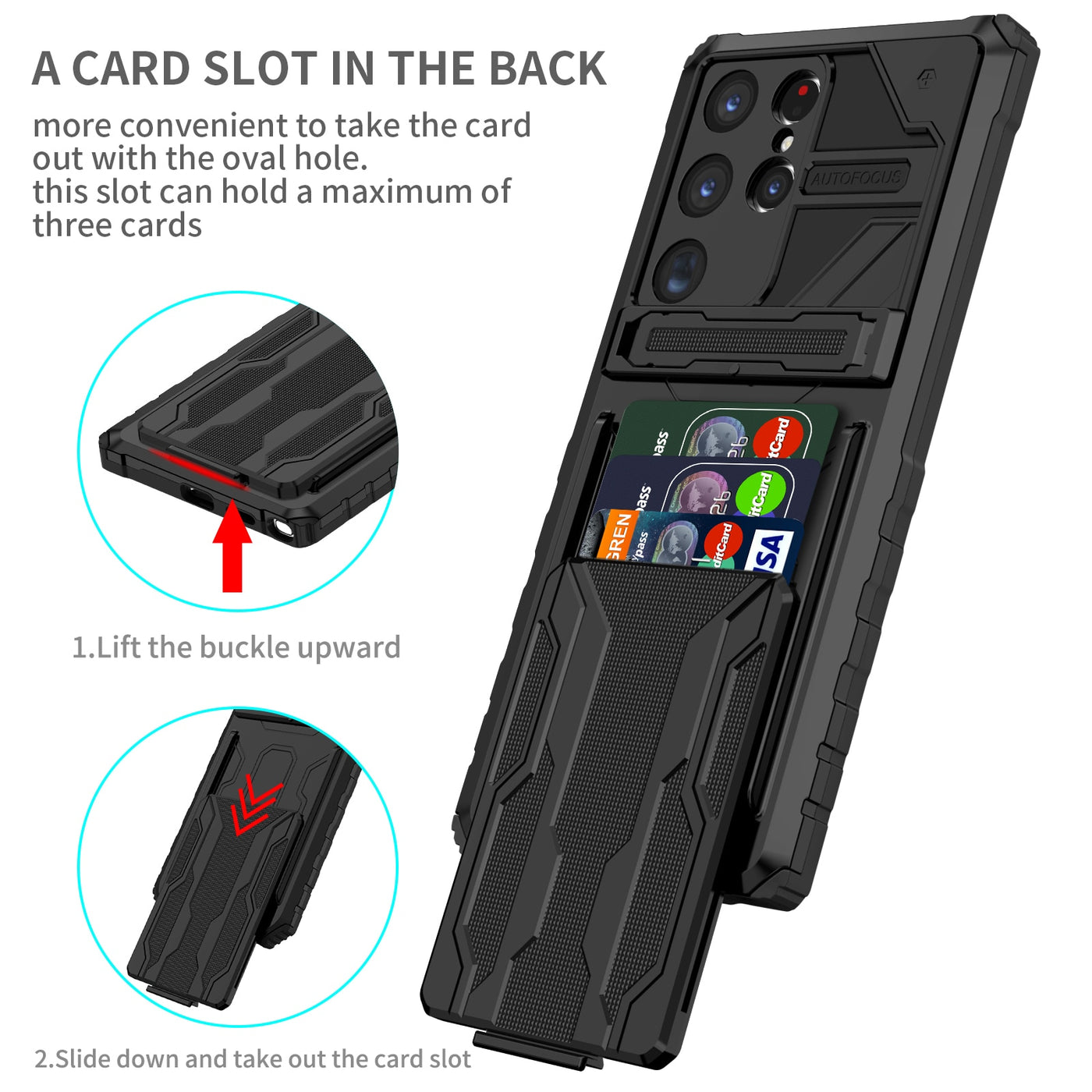 Wallet Card Flip Case for Samsung Galaxy S23 Series - S Ultra Case