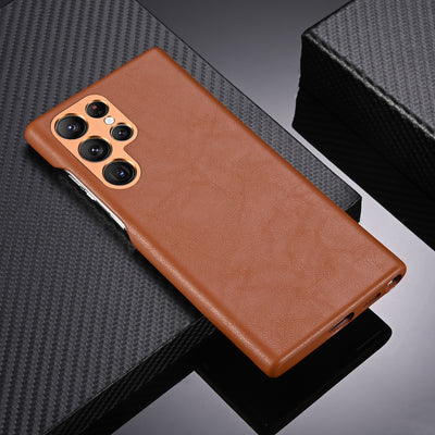Ultra Thin Leather Case For Samsung Galaxy S23 Series - S Ultra Case