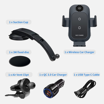 Auto Clamping Car Wireless for Samsung Devices - S Ultra Case