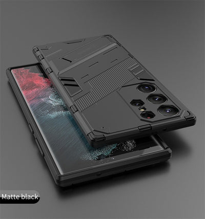 Shockproof Kickstand Magnet Armor Case For Samsung S23 Series - S Ultra Case