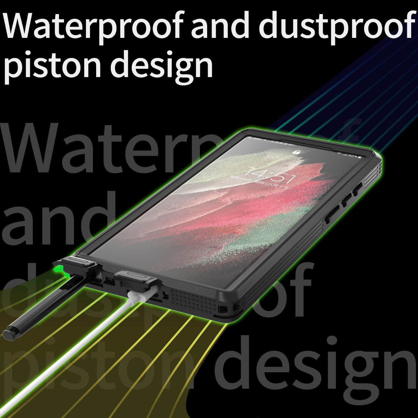 Waterproof Case Compatible with Magsafe (IP68) for Samsung Galaxy S23 Series - S Ultra Case