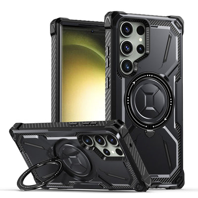 Shockproof Magnetic Case with Kickstand for Samsung Galaxy S23 Series - S Ultra Case